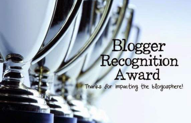 I’ve Received a Blogger Recognition Award